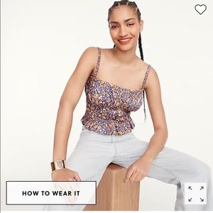 J. Crew Cotton Poplin Tank